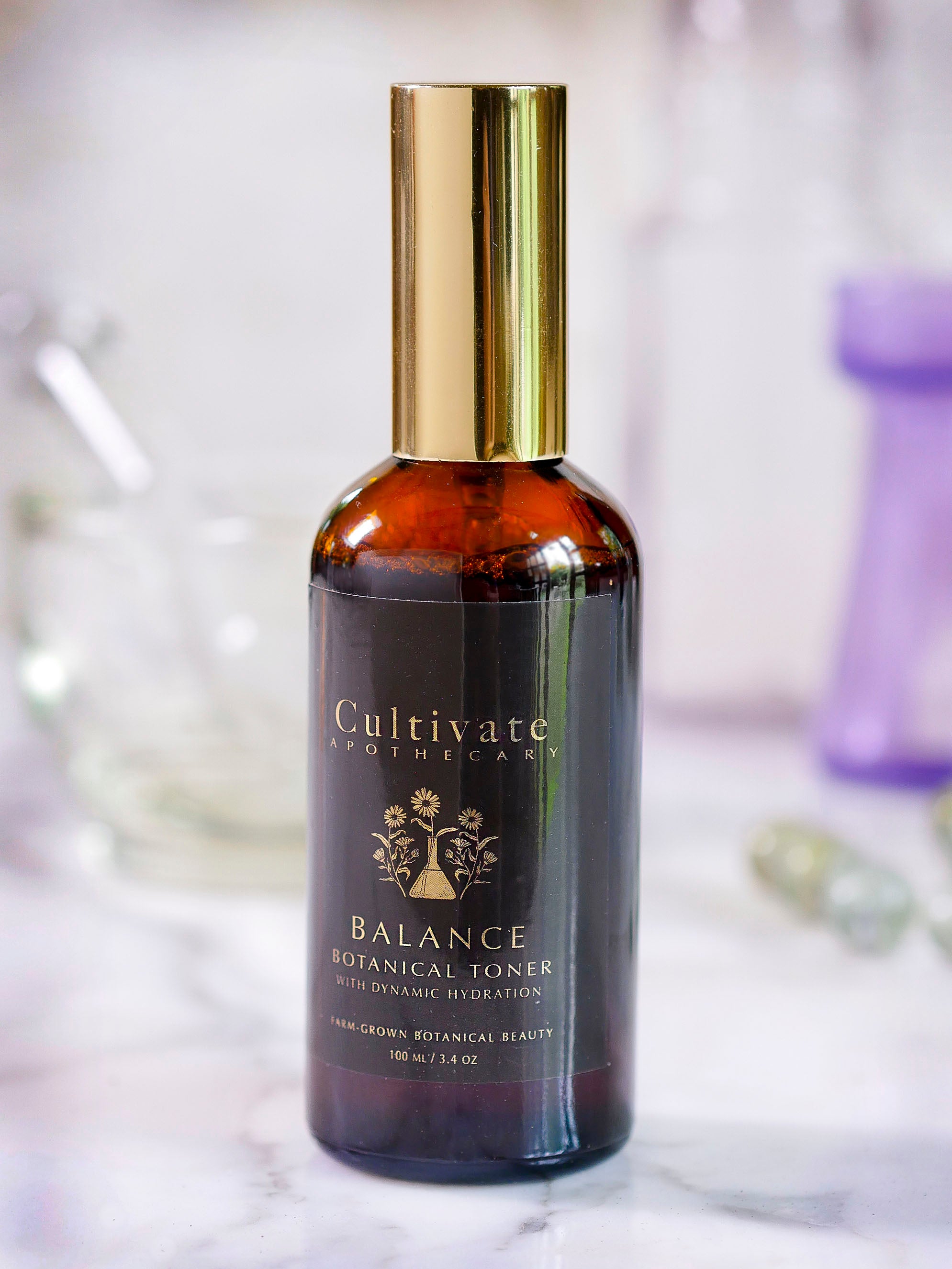 Balance botanical facial toner by Cultivate Apothecary.