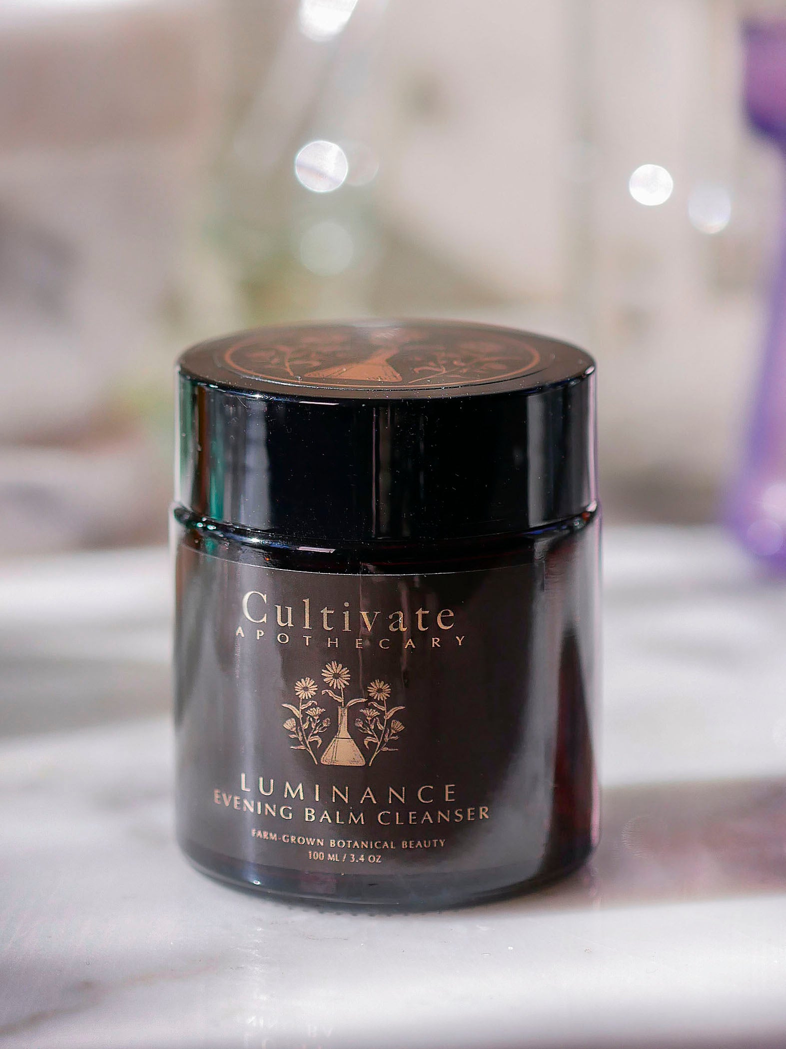 Luminance evening balm cleanser by Cultivate Apothecary.